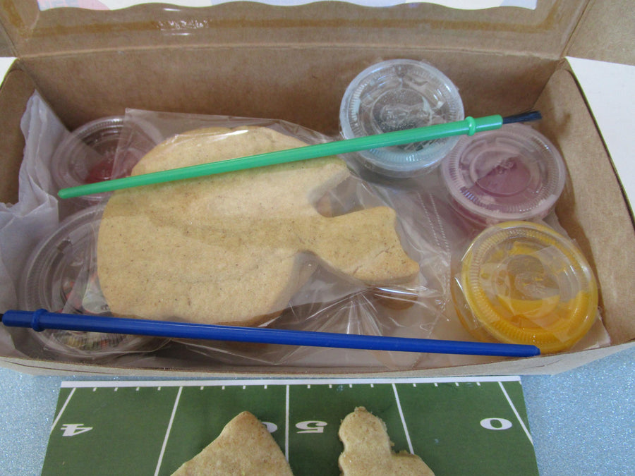 Gluten Free Sugar Cookie Kits, Football, Dairy Free, Egg Free, Nut Free, Birthday Party, Party Favor, Sugar Free, Game Day, No refined Sugar
