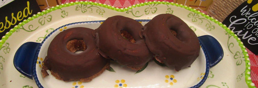 High Protein Donut Rings, Gluten Free, Grain Free, Dairy Free, Sugar Free, Egg Free, Vegan Collagen, Low Carb, Nut Free, Fitness Dessert