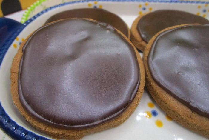 Paleo Sugar Cookies, Grain Free, Gluten free, Dairy Free, Egg Free, Vegan, Chocolate or Carob Iced, Wellness Gifts, summer dessert, Birthday
