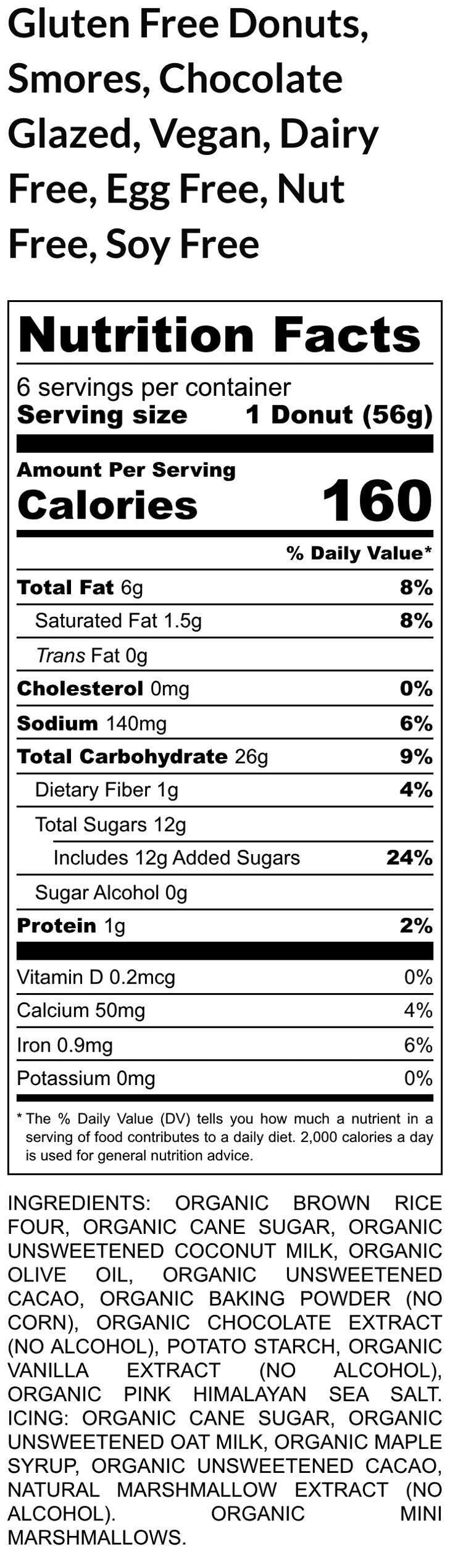 Gluten Free Glazed Donuts, Allergy-Friendly: Vegan, Dairy Free, School Safe, Pumpkin Spice & Apple, Gingerbread, Candy Cane, Smores, Custom