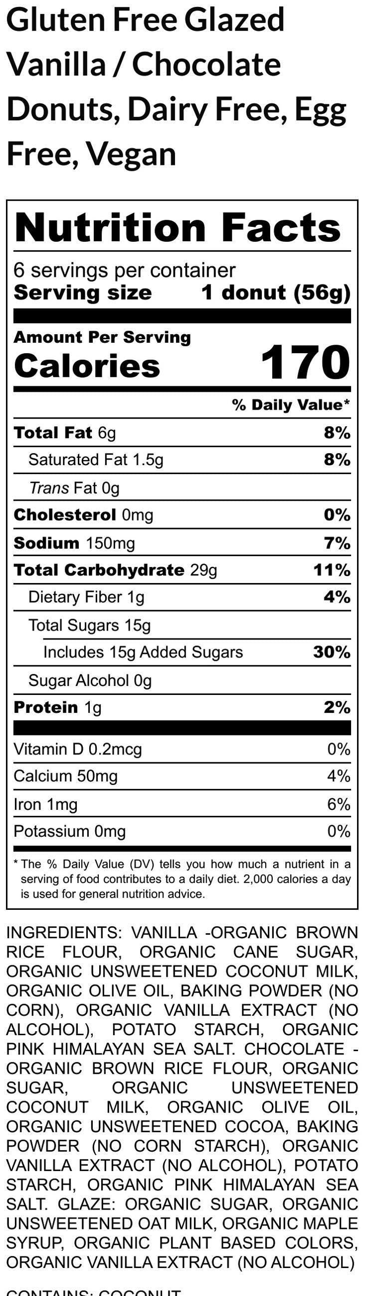 Gluten Free Glazed Donuts, Allergy-Friendly: Vegan, Dairy Free, School Safe, Pumpkin Spice & Apple, Gingerbread, Candy Cane, Smores, Custom