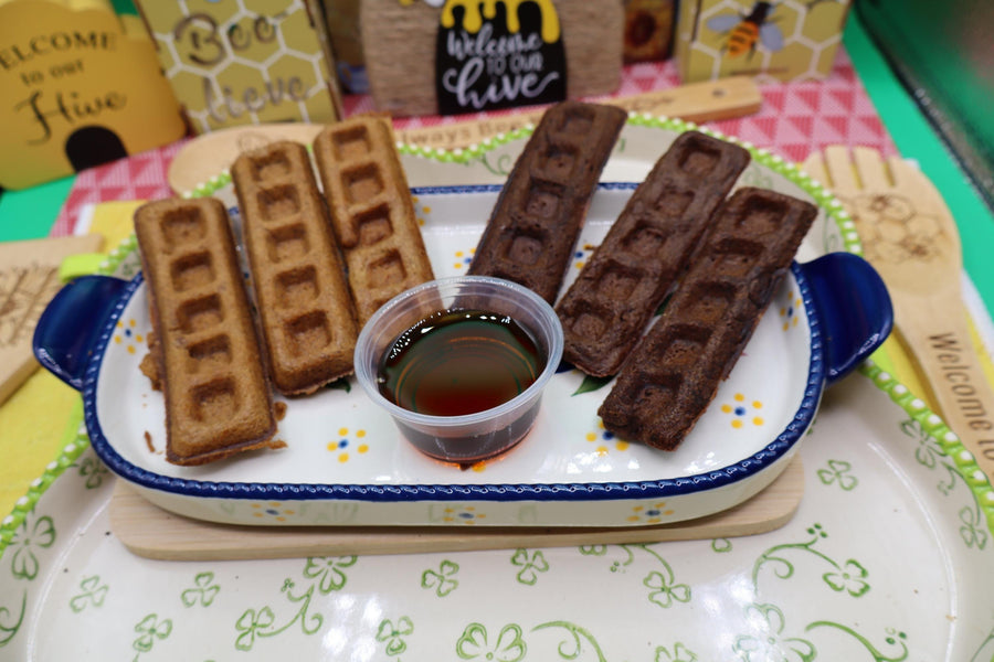Gluten Free Donut Waffle Sticks, Dairy Free, Vegan, Vanilla, Chocolate, Portable Breakfast, Valentine's Day Brunch, Kid Friendly Treats