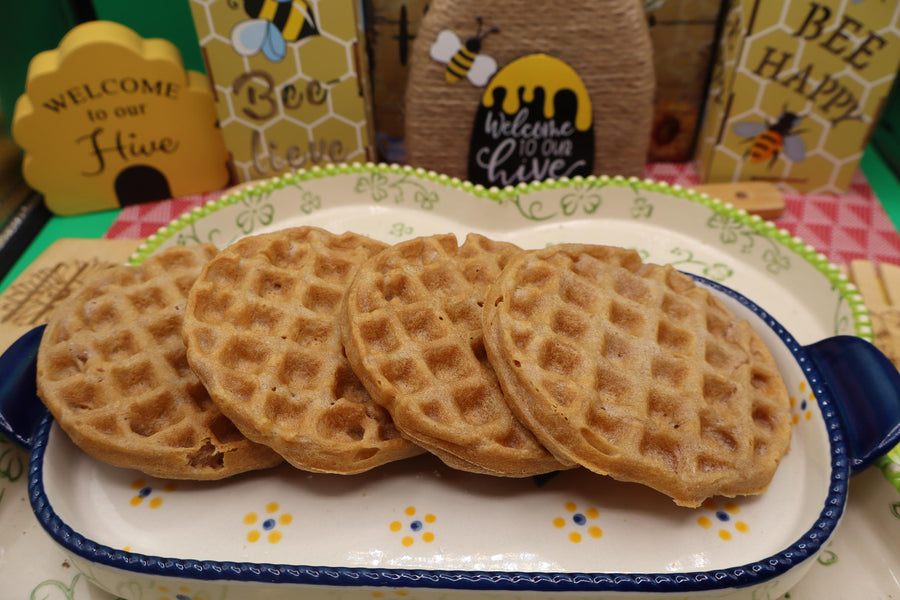 Grain Free Blueberry Waffles, AIP Paleo, Gluten Free, Grain Free, Vegan, Egg Free, Dairy Free, No added Sugar, Autoimmune Protocol Breakfast