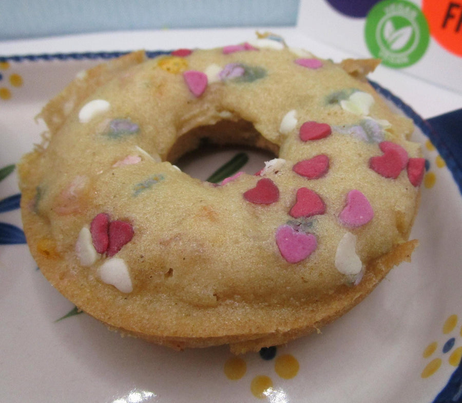 Gluten Free Donuts, Valentine Hearts, Dairy Free, Nut Free, Vegan, Vanilla, Chocolate, Wedding, Anniversary, Love Gifts, School Safe snacks