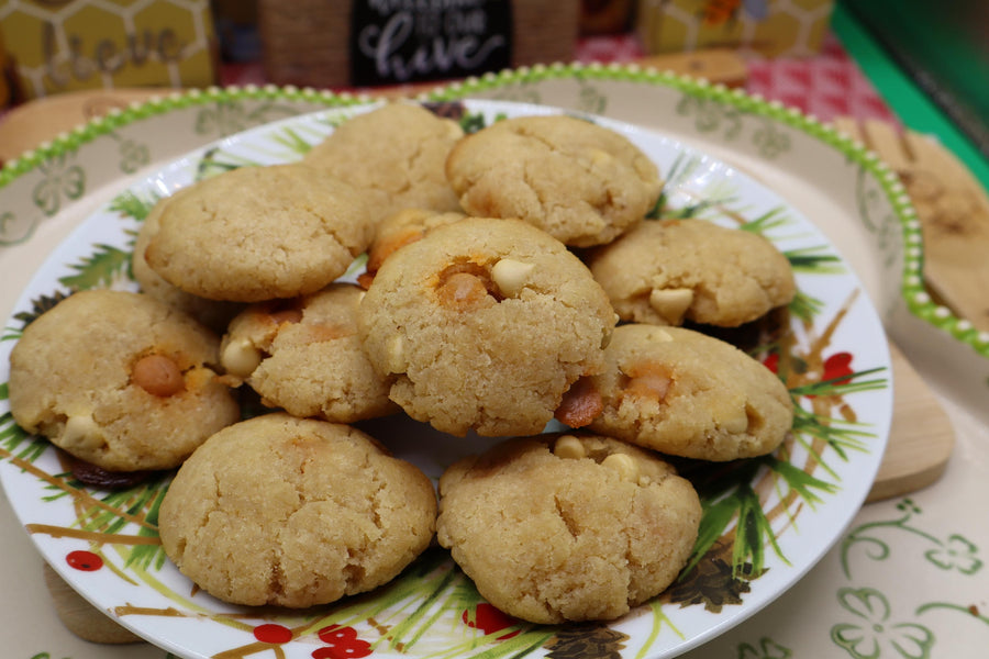 KETO Cookies, White Chocolate Macadamia Nut, Sugar Free, Gluten Free, Dairy Free, Vegan, Low Carb Snack, Grain Free, Easter, Graduation Gift