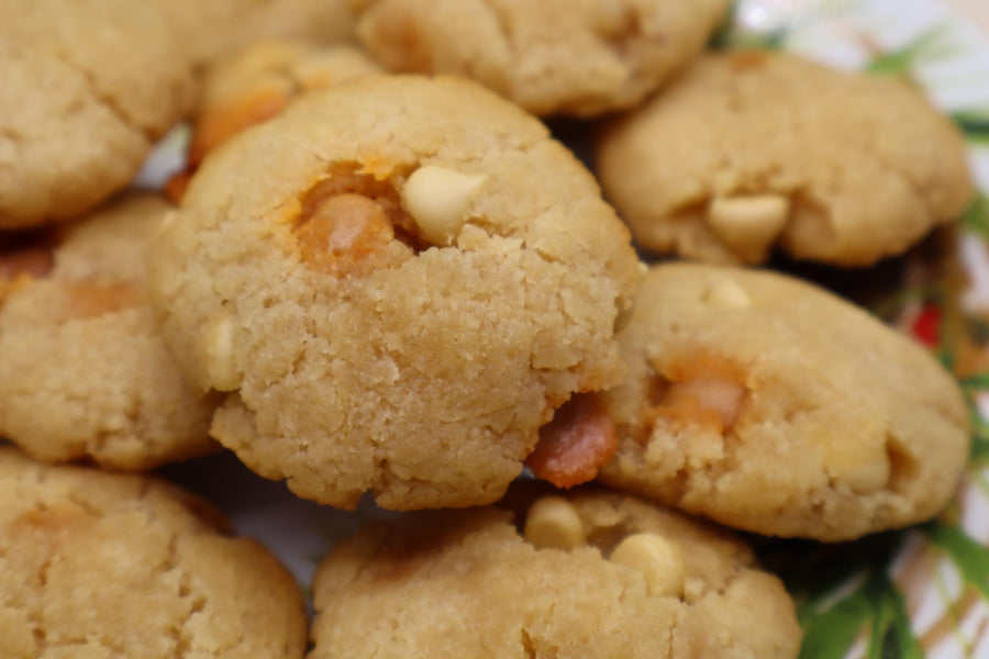 KETO Cookies, White Chocolate Macadamia Nut, Sugar Free, Gluten Free, Dairy Free, Vegan, Low Carb Snack, Grain Free, Easter, Graduation Gift