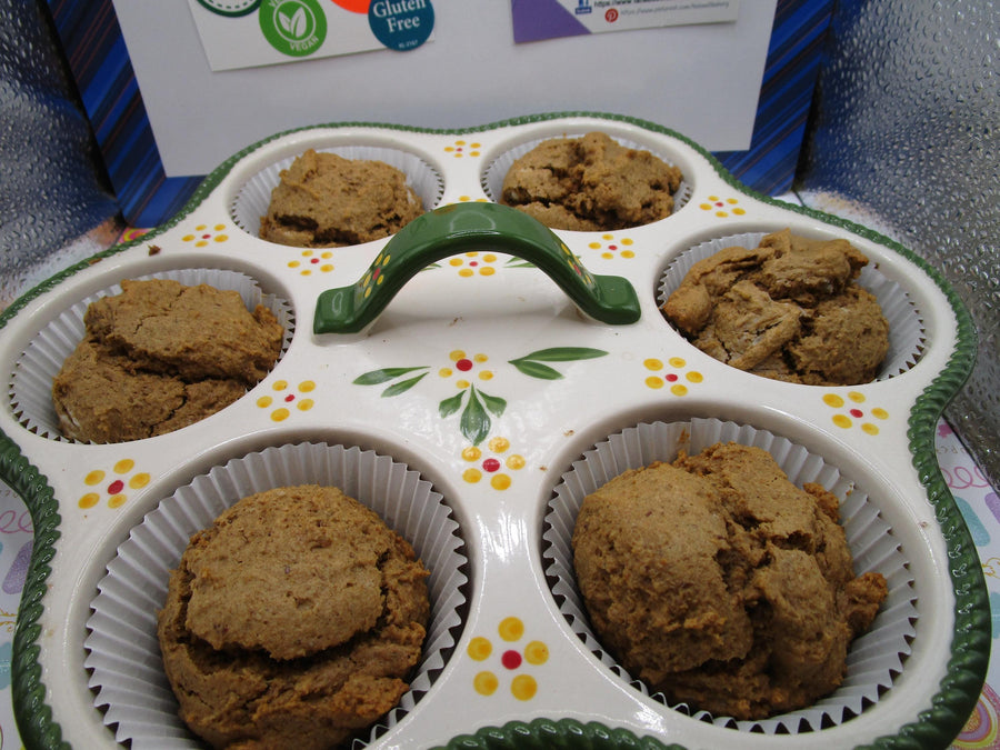 Gluten Free Chai Latte Muffins, Vegan, Dairy Free, Egg Free, Nut Free, Wellness Gifts, Summer Brunch, Birthday Gift, Clean Eating Desserts