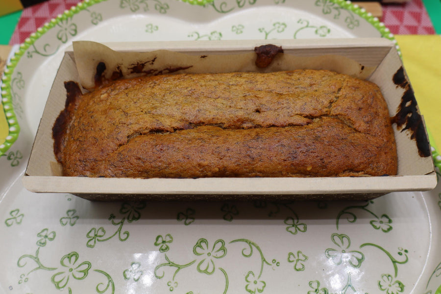 Sugar Free Banana Bread, Gluten Free, Dairy Free, Vegan, Nut Free Option, Low-Fat snack, Birthday Brunch, Wellness Breakfast, Reunion Party