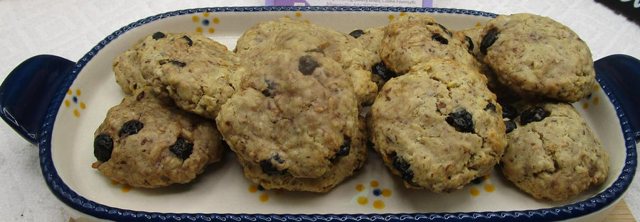 Lactation Cookies, Blueberry Vanilla, Gluten Free, Vegan, Dairy Free, Egg Free, Breastfeeding gifts, Brewer's Yeast, Flaxseed, Nursing Mom