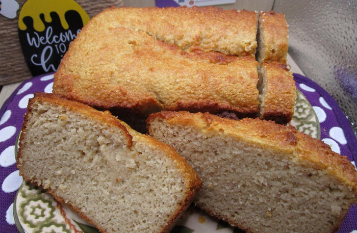 Grain Free SCD Pound Cake, Gluten Free, Dairy Free, Specific Carbohydrate, Low Carb, Coconut Free, KETO, Paleo, Low Sugar Clean Eating Snack