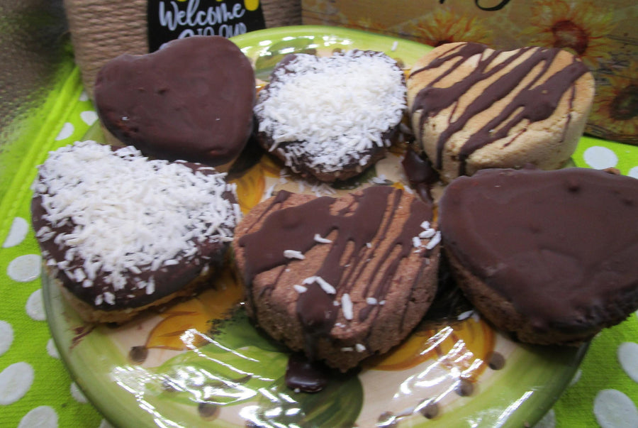KETO Dessert Hearts, Gluten Free, Sugar Free, Grain Free, Dairy Free, Egg Free, Nut Free, Vegan Collagen, Low Carb snack, Father's Day Gift