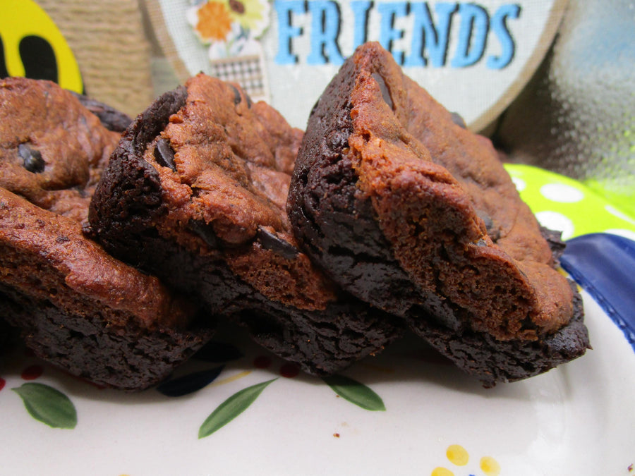 AIP Paleo Brookie Brownie, Gluten Free, Dairy Free, Grain Free, Vegan, Tiger Nut Snack, Chocolate Free, Carob Desserts, Autoimmune Protocol