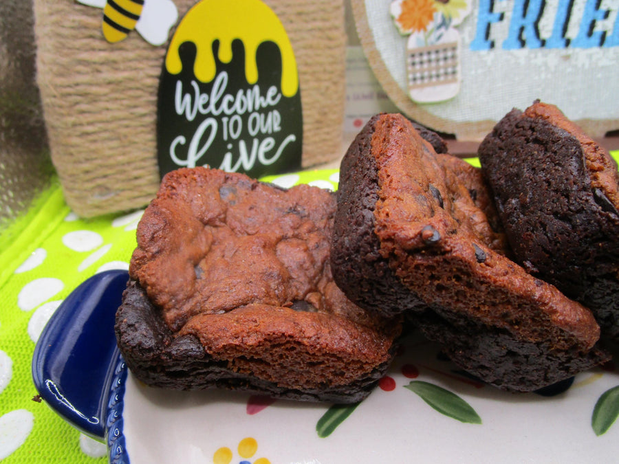 AIP Paleo Brookie Brownie, Gluten Free, Dairy Free, Grain Free, Vegan, Tiger Nut Snack, Chocolate Free, Carob Desserts, Autoimmune Protocol