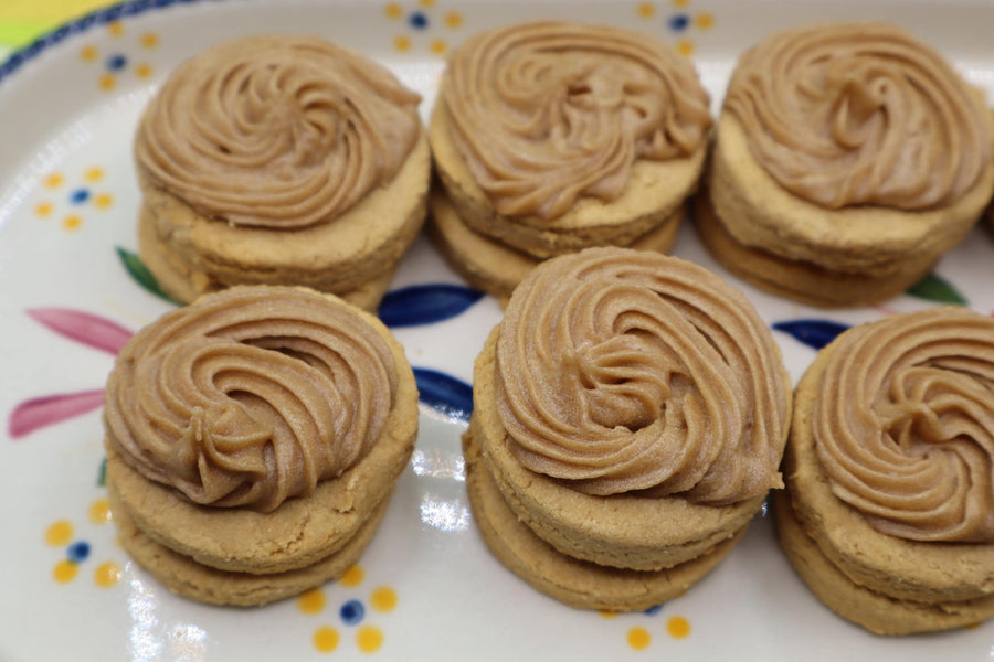 AIP Paleo Maple Frosted Cookie Sandwich, Vegan, Grain Free, Gluten Free, Egg Free, Nut free, Dairy Free, Autoimmune Protocol, Low Histamine