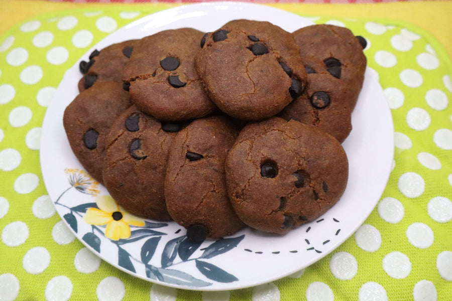 AIP Paleo Tiger Nut Carob Chip Cookies, Gluten Free, Grain Free, Dairy Free, Egg Free, Autoimmune Protocol, Wellness Gift, Low FODMAP snack