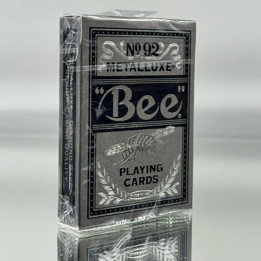 Bee Silver Metalluxe Playing Cards – Limited Edition (2,800 Decks)