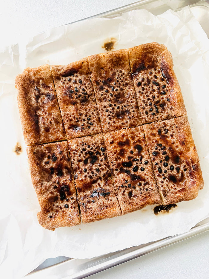 Bourbon Brûlée Snickerdoodle Blondies