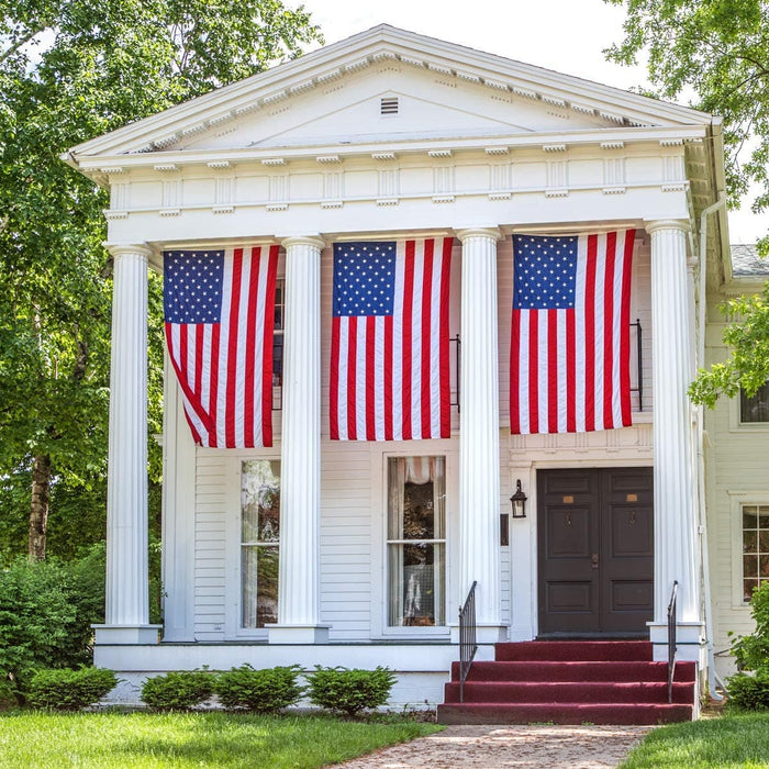 Nylon American Flag — Fade-Resistant Made in USA