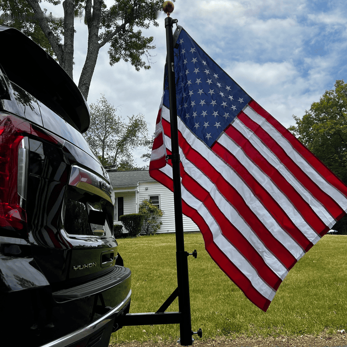 Phoenix Outrigger Hitch Mount for Flagpoles | Heavy-Duty Steel