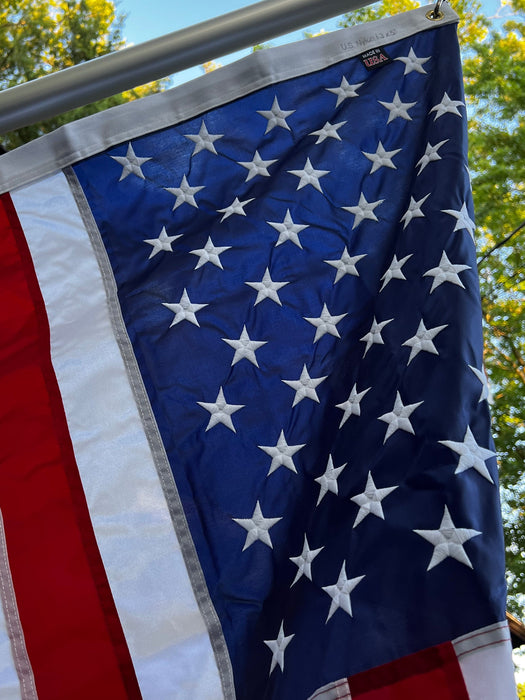 Nylon American Flag — Fade-Resistant Made in USA