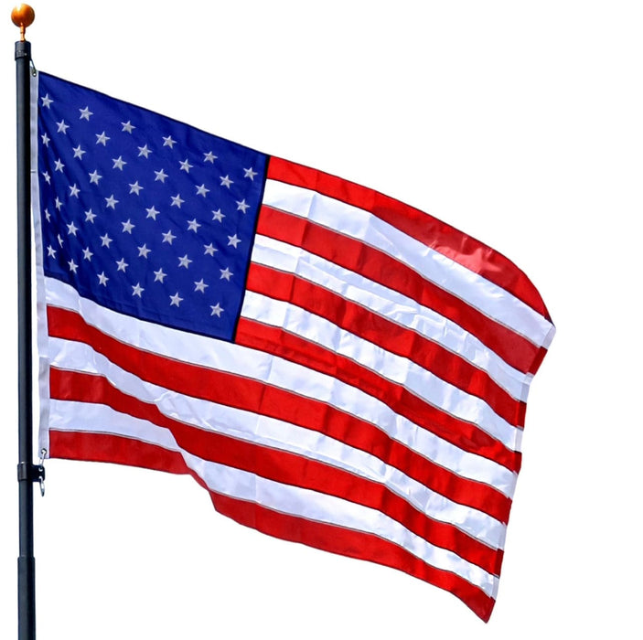 Nylon American Flag — Fade-Resistant Made in USA