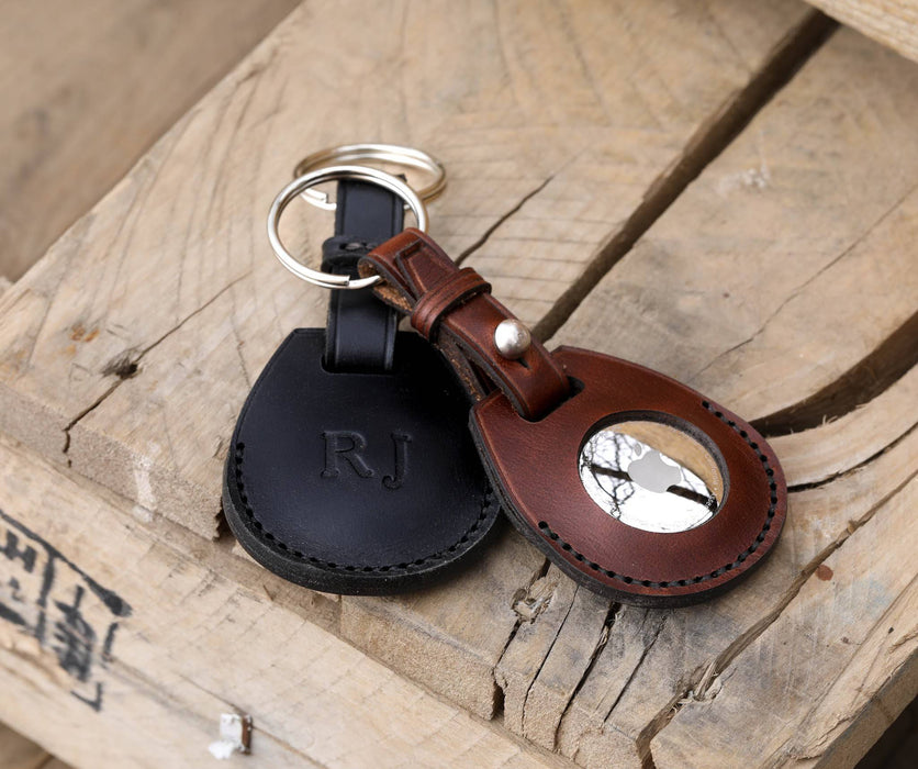 Leather Apple Air Tag Holder - Lifetime Leather Co
