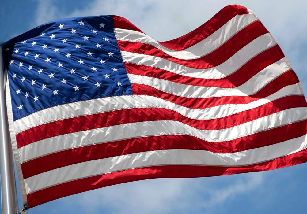 Nylon American Flag — Fade-Resistant Made in USA