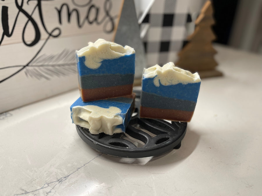 Ocean Rain Luxury Handmade Soap with oatmeal