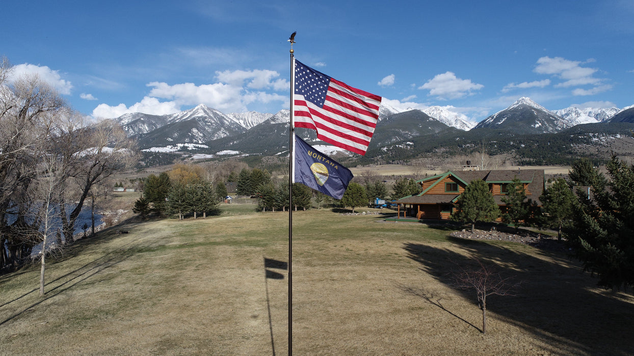 Nylon American Flag — Fade-Resistant Made in USA