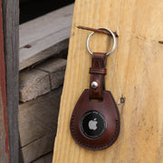Leather Apple Air Tag Holder - Lifetime Leather Co