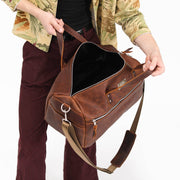Luxury Leather Duffel Bag - Lifetime Leather Co