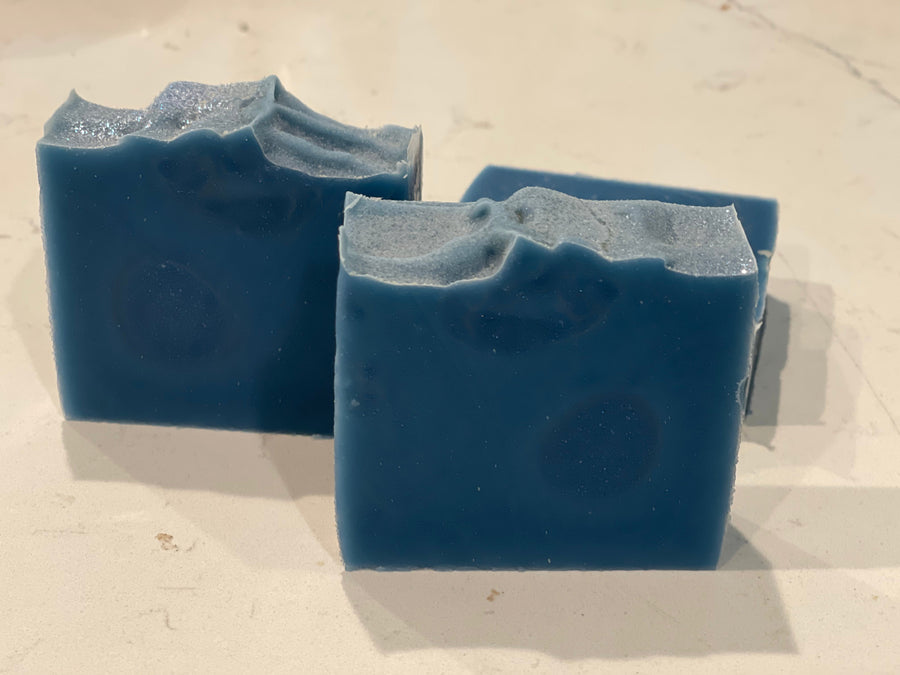 Frosted Blue Balls Luxury Handmade Soap