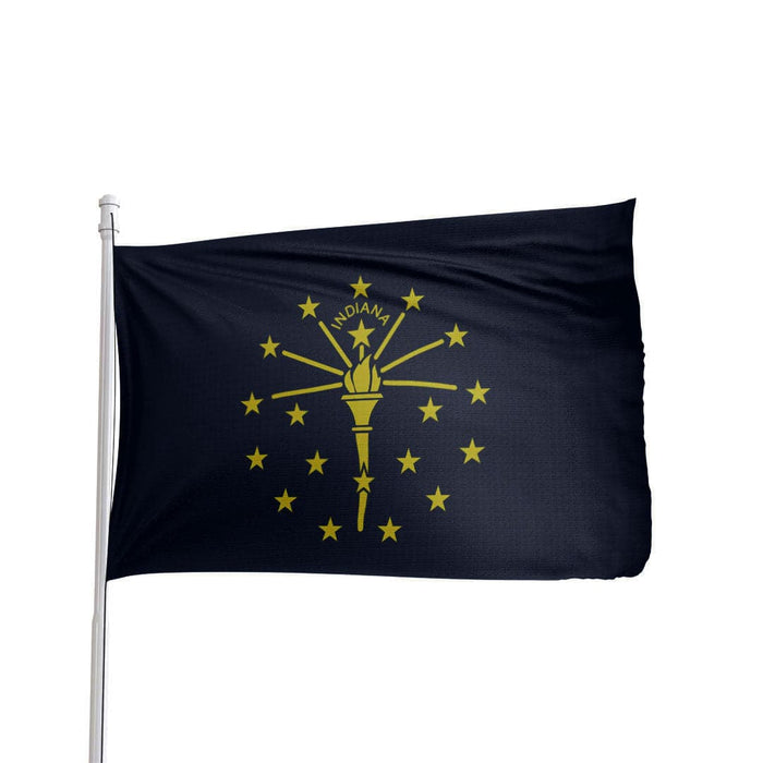 Indiana State Flag 3x5 - Nylon Outdoor Flag Made in America