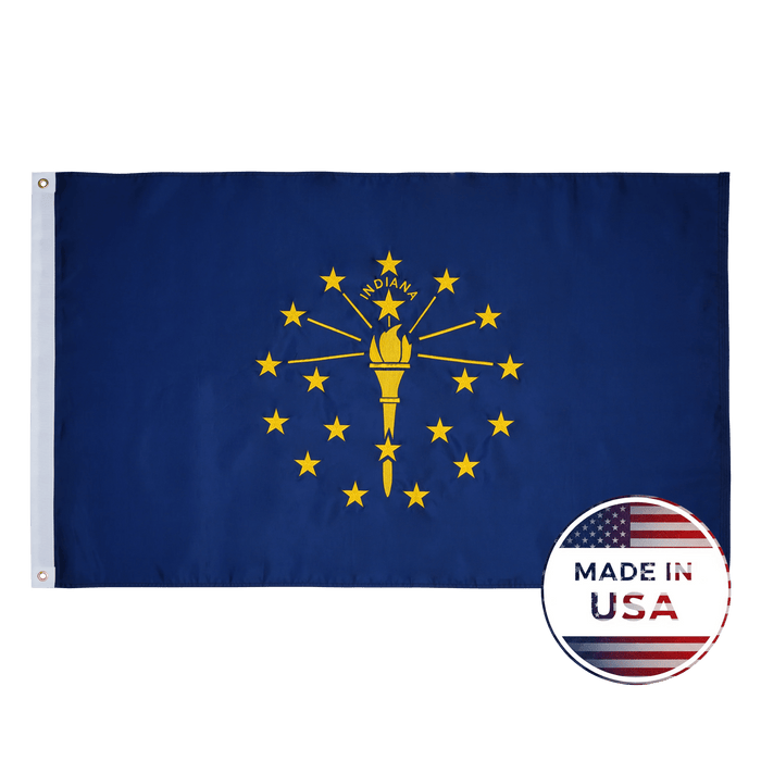 Indiana State Flag - 100% Made in USA