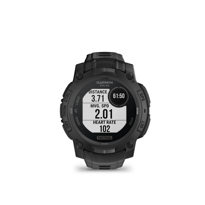 Garmin Instinct 3 Tactical | Tough Smartwatch w/ Solar Charging & 10 ATM Waterproof