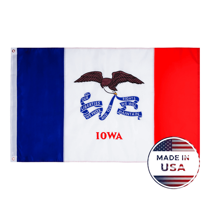 Iowa State Flag - 100% Made in USA