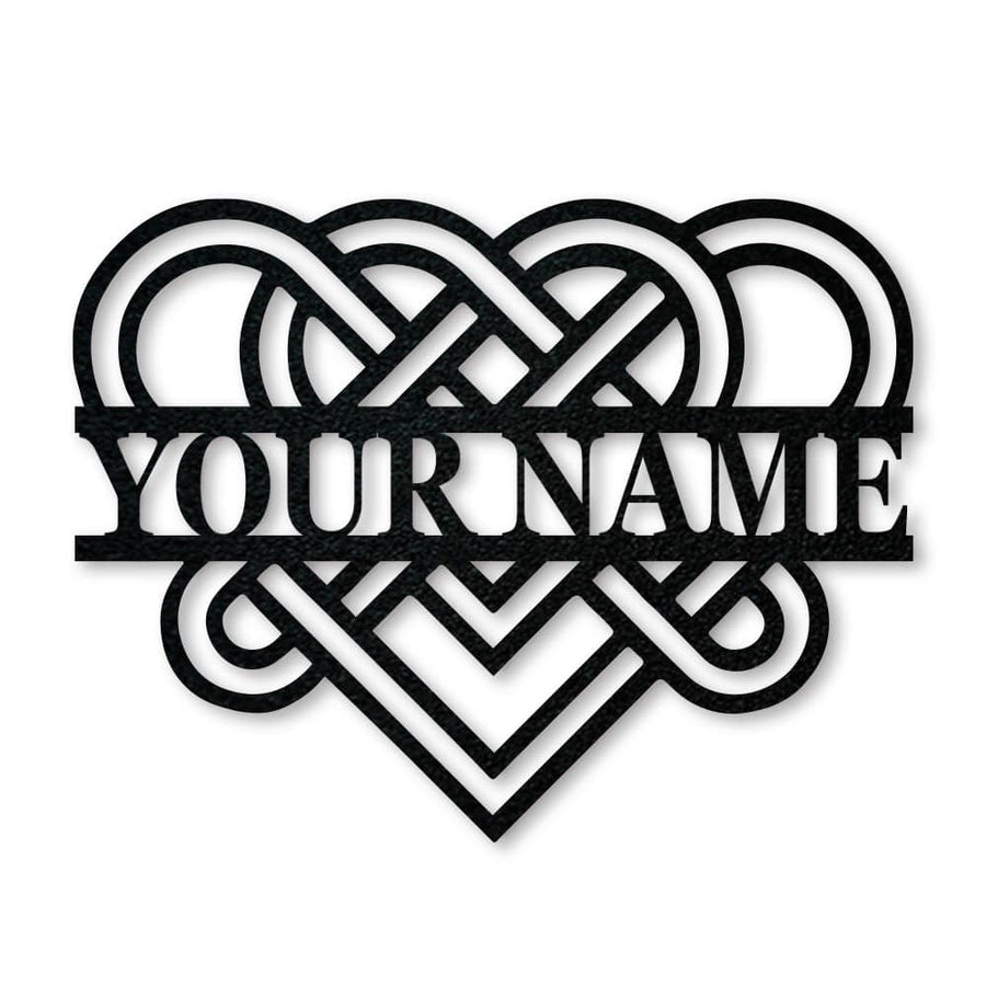 Irish Celtic Heart - Metal Decor Sign