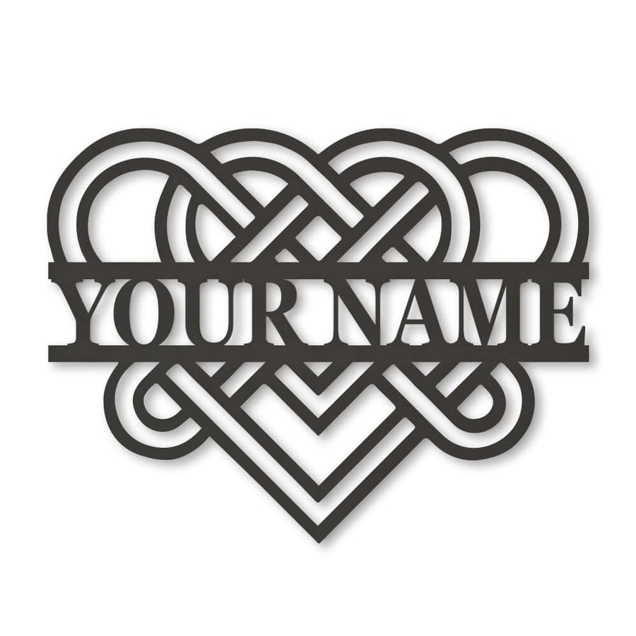 Irish Celtic Heart - Metal Decor Sign