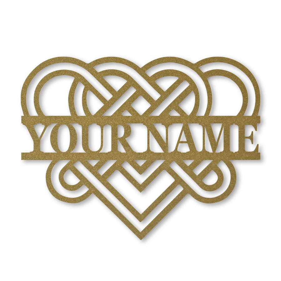 Irish Celtic Heart - Metal Decor Sign