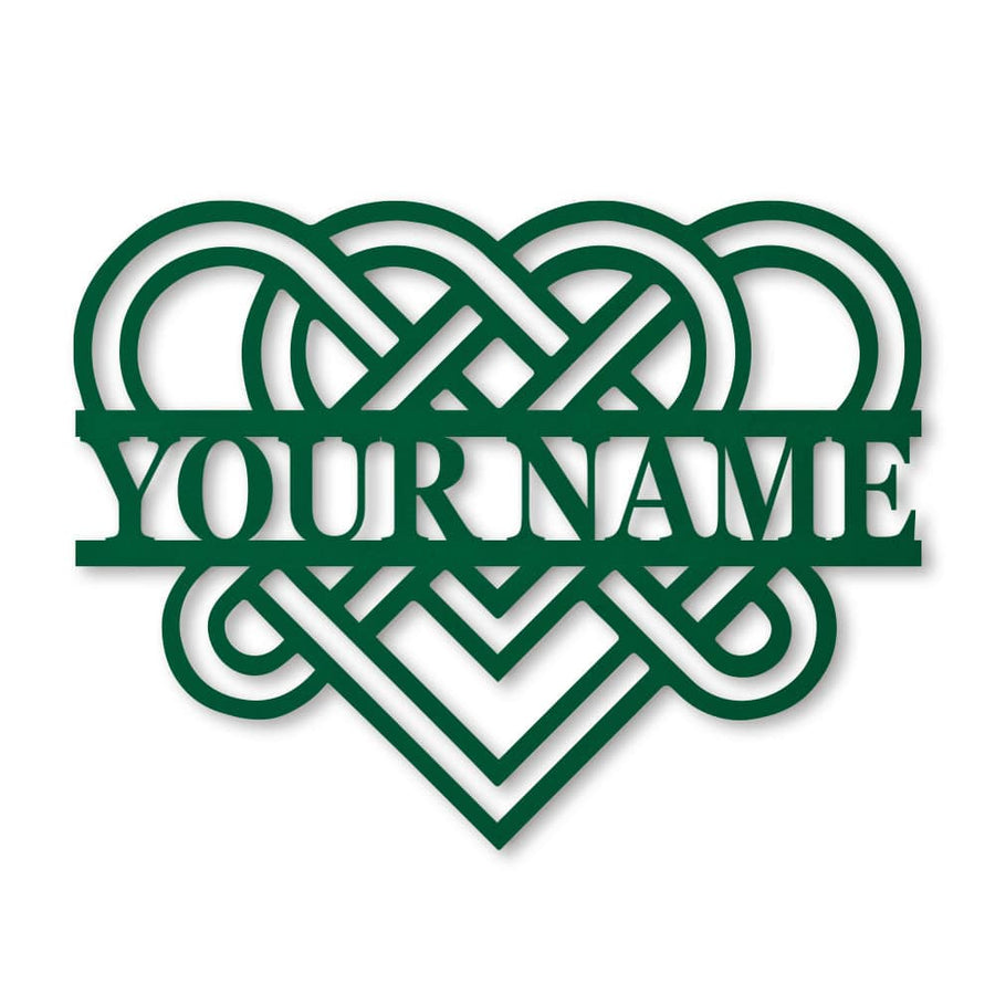 Irish Celtic Heart - Metal Decor Sign