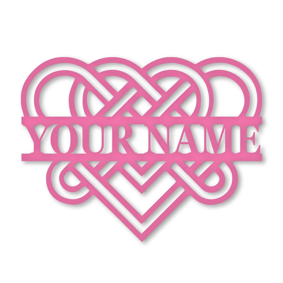 Irish Celtic Heart - Metal Decor Sign