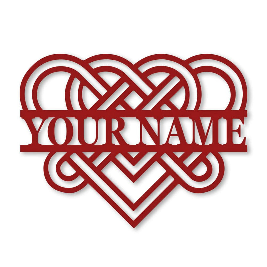 Irish Celtic Heart - Metal Decor Sign