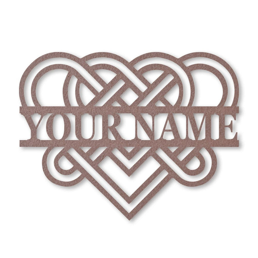 Irish Celtic Heart - Metal Decor Sign