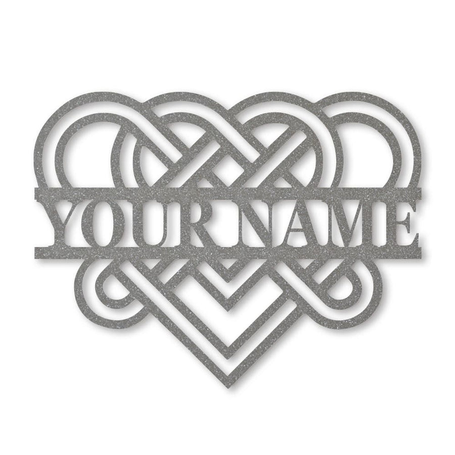 Irish Celtic Heart - Metal Decor Sign