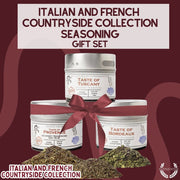 Italian and French Countryside Spice Blend Collection - 3 Tins Collections & Gift Sets Gustus Vitae