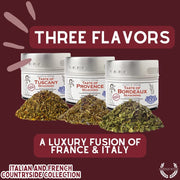 Italian and French Countryside Spice Blend Collection - 3 Tins Collections & Gift Sets Gustus Vitae