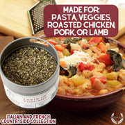 Italian and French Countryside Spice Blend Collection - 3 Tins Collections & Gift Sets Gustus Vitae