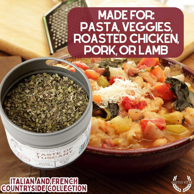 Italian and French Countryside Spice Blend Collection - 3 Tins Collections & Gift Sets Gustus Vitae