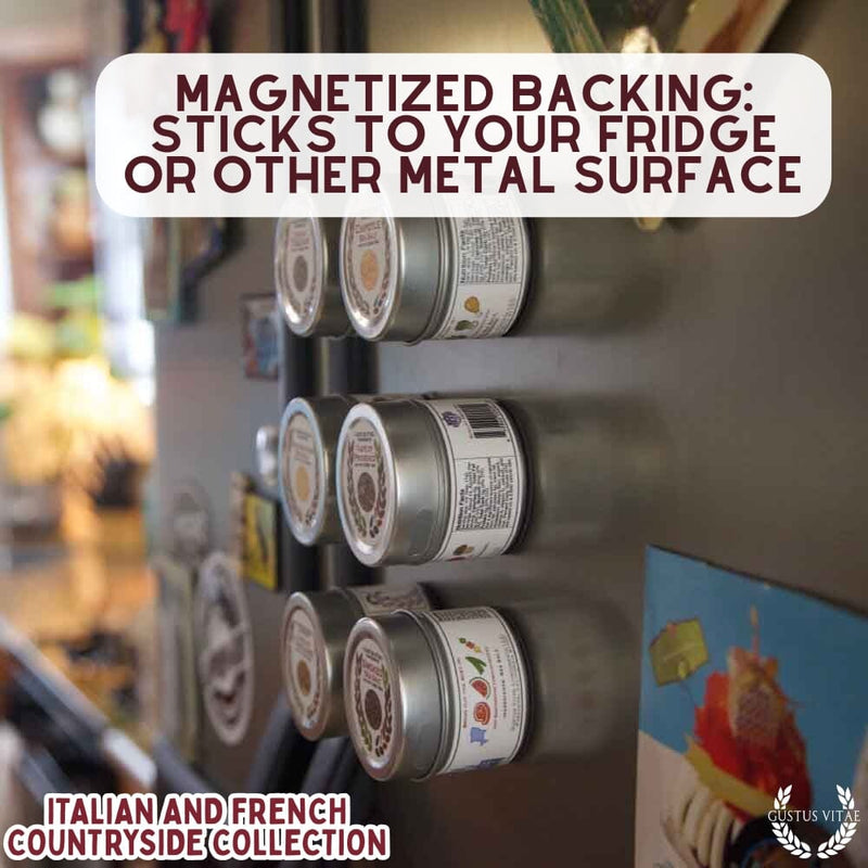 Italian and French Countryside Spice Blend Collection - 3 Tins Collections & Gift Sets Gustus Vitae