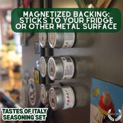 Italian Seasoning Gift Set - Tastes of Italy - Artisanal Spice Blends Six Pack Collections & Gift Sets Gustus Vitae